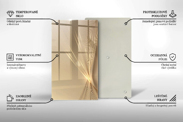 Glasskärbräda Modern abstraktion