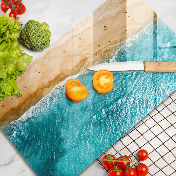 Glasskärbräda Stranden och havet