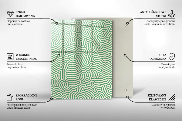 Glasskärbräda Natur bambu