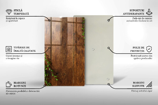 Glasskärbräda Träskivor och löv