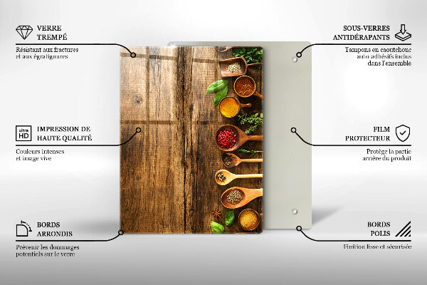 Glasskärbräda Träskivor och löv