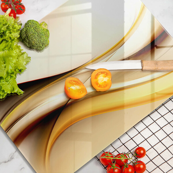 Glasskärbräda Abstrakta röklinjer