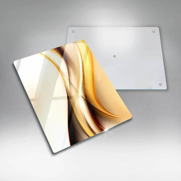 Glasskärbräda Abstrakta röklinjer