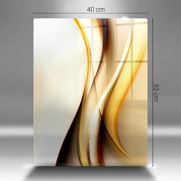 Glasskärbräda Abstrakta röklinjer