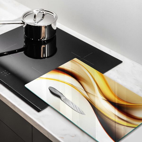 Glasskärbräda Abstrakta röklinjer