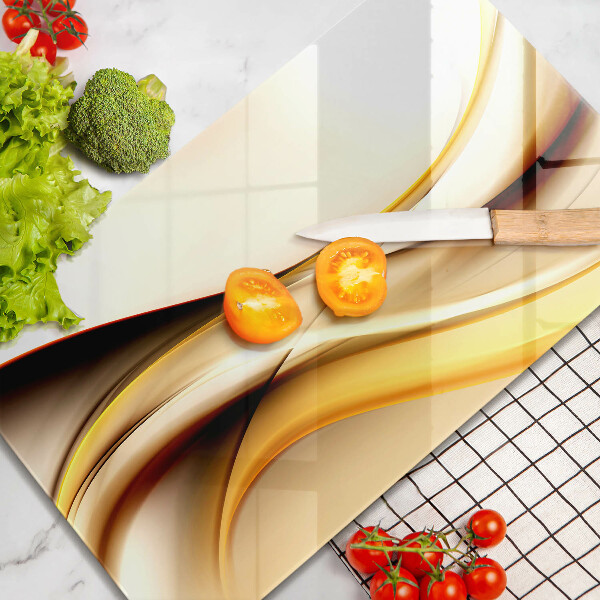 Glasskärbräda Abstrakta röklinjer