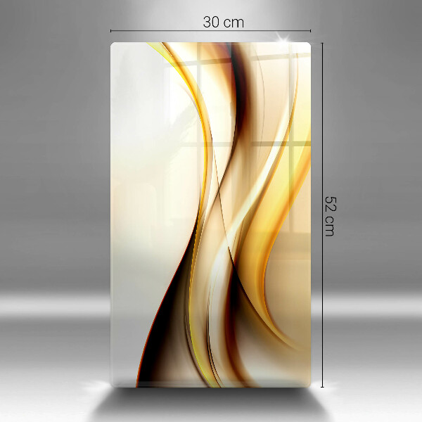 Glasskärbräda Abstrakta röklinjer