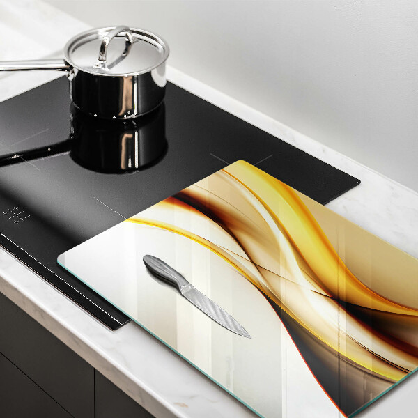 Glasskärbräda Abstrakta röklinjer