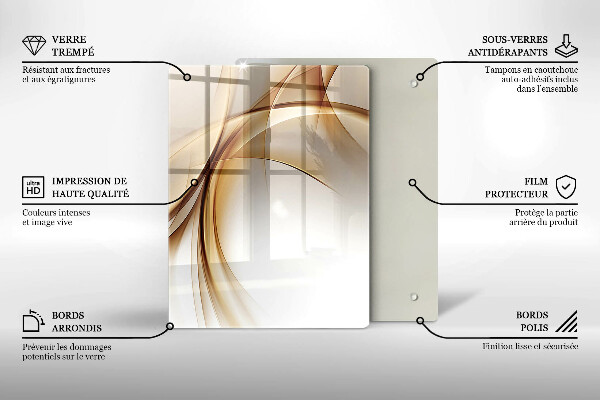 Glasskärbräda Vårrosa blommor