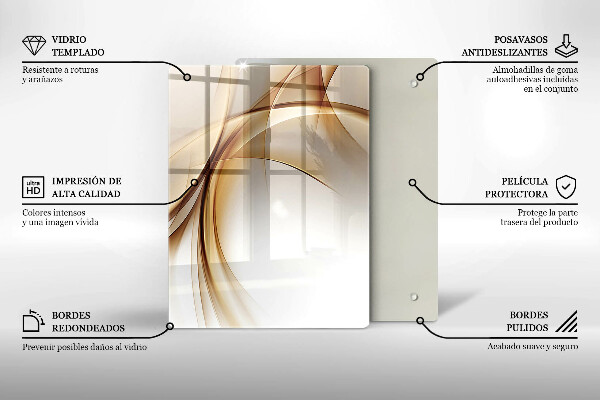 Glasskärbräda Vårrosa blommor