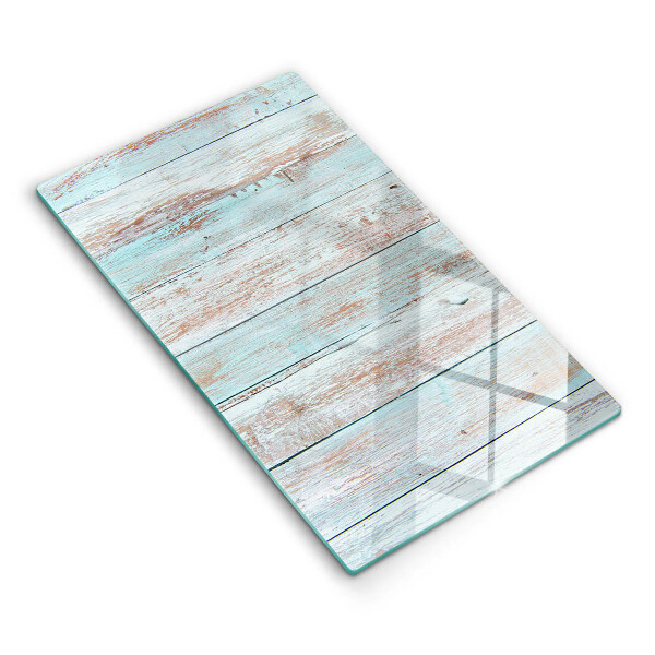 Glasskärbräda med vintage-motiv