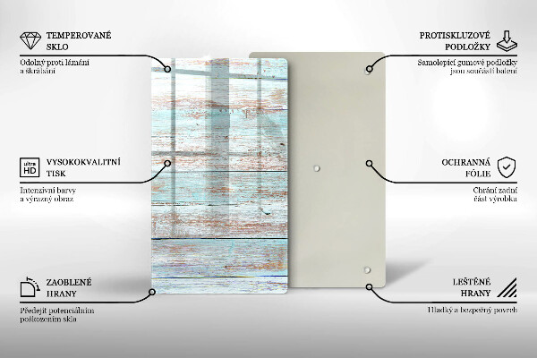 Glasskärbräda Gamla vintagebrädor