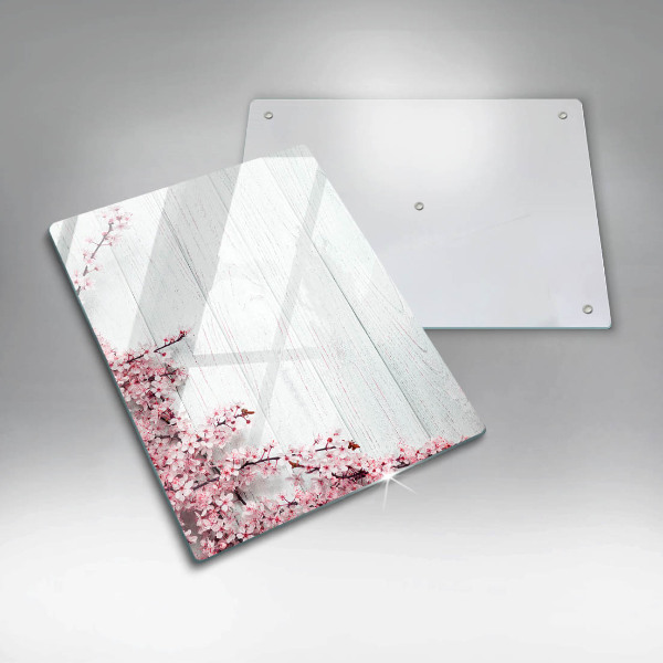 Glasskärbräda Blommor på brädorna