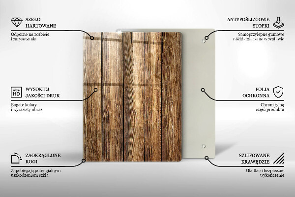 Glasskärbräda Blommor på brädorna