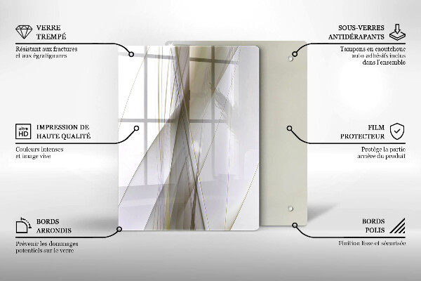 Glasskärbräda Bakgrund abstrakt struktur