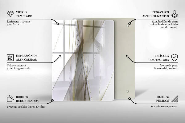 Glasskärbräda Bakgrund abstrakt struktur