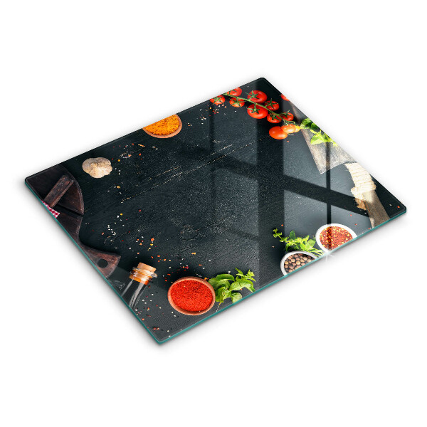 Skärbräda i härdat glas Körsbärstomater