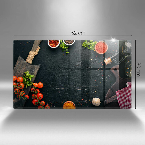 Skärbräda i härdat glas Körsbärstomater