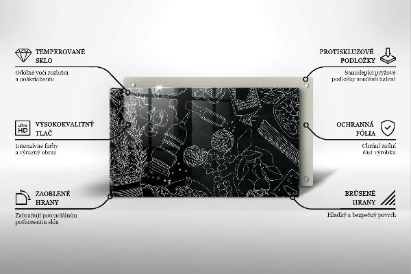 Skärbräda i härdat glas Kökstillbehör