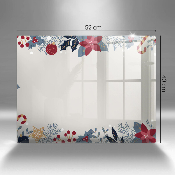 Skärbräda i härdat glas Juldekorationer