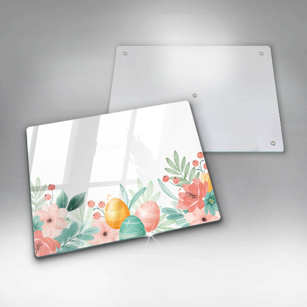 Skärbräda i härdat glas påskägg