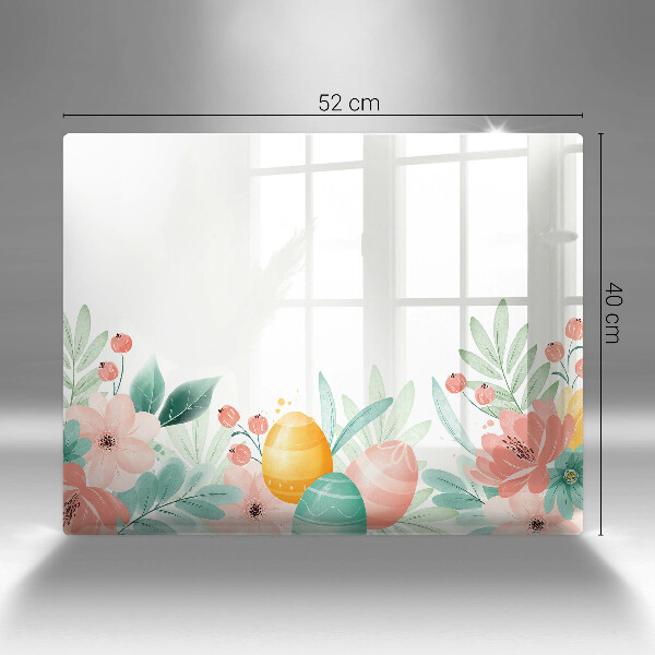 Skärbräda i härdat glas påskägg