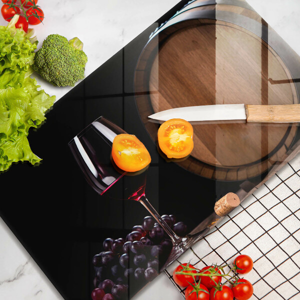 Skärbräda i härdat glas Vinfatsglas