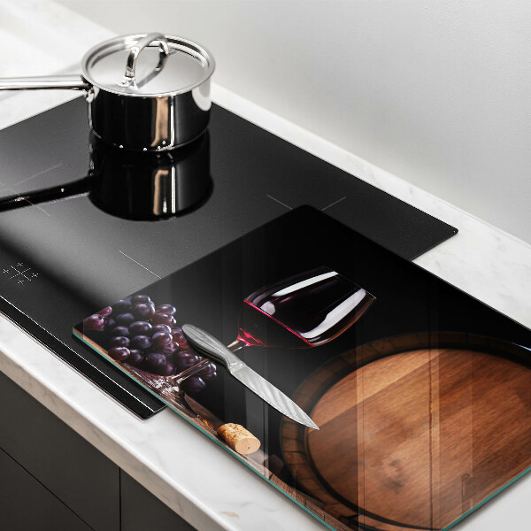 Skärbräda i härdat glas Vinfatsglas