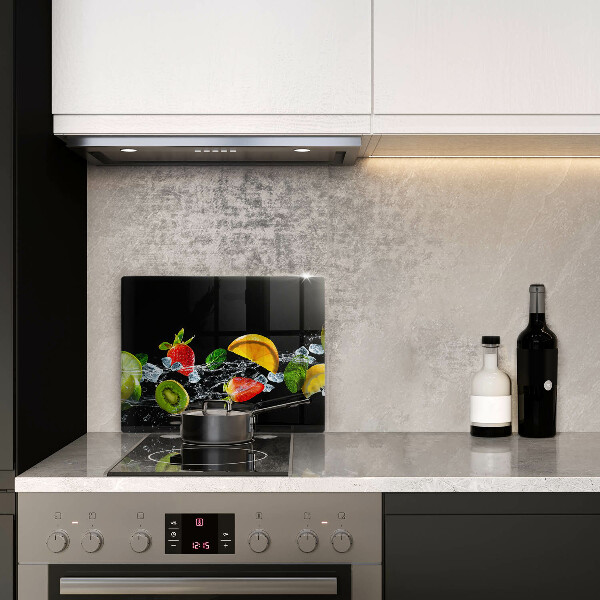 Skärbräda i härdat glas Frukt i vatten