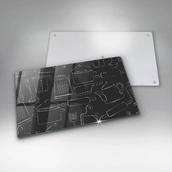 Skärbräda i härdat glas Rita kökstillbehör