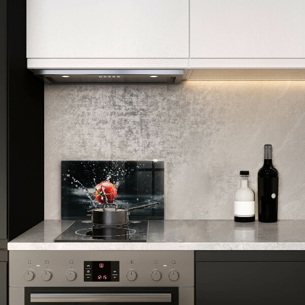 Skärbräda i härdat glas Tomat i vatten