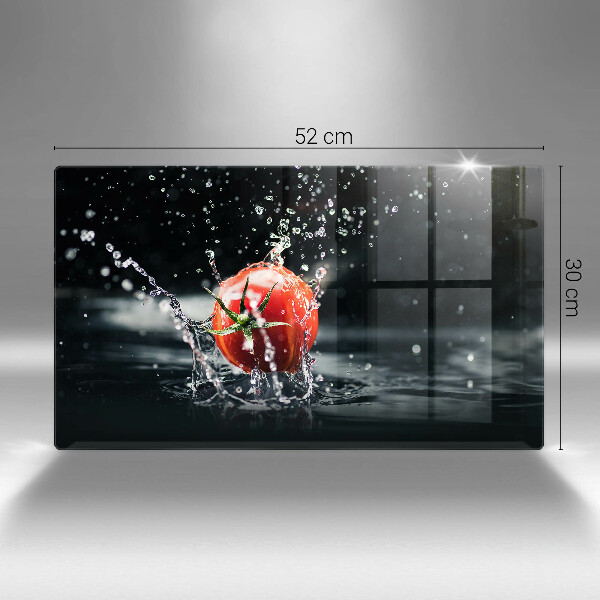 Skärbräda i härdat glas Tomat i vatten