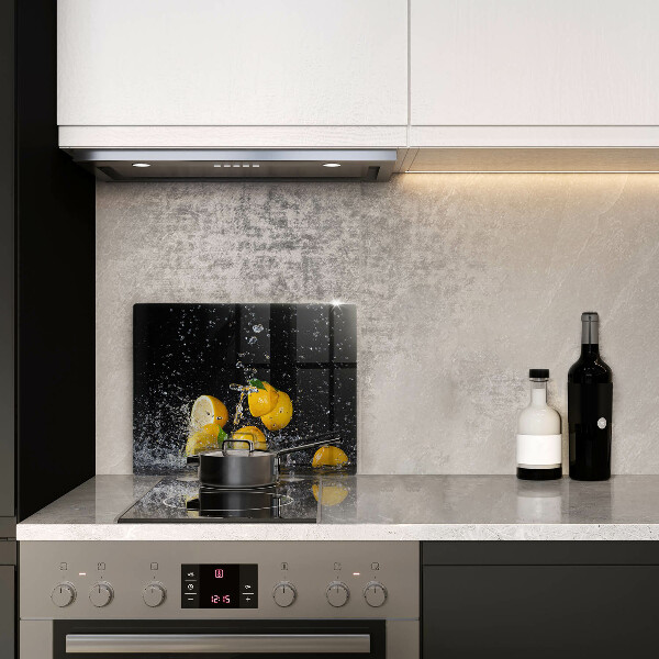 Skärbräda i härdat glas Saftig citronfrukt