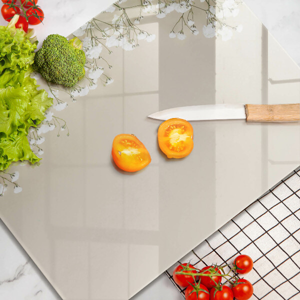 Skärbräda i härdat glas Gypsophila boho blommor