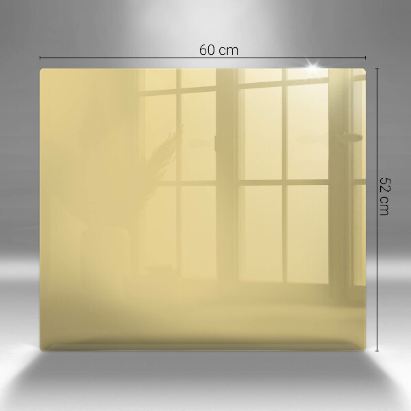 Skärbräda av glas Kolor żółty