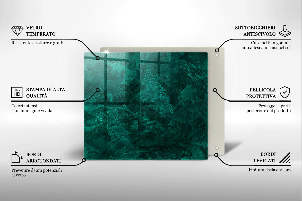 Skärbräda av glas Sten bakgrundsstruktur
