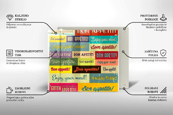 Skärbräda av glas God aptit undertexter språk