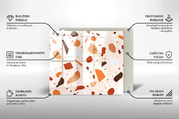 Skärbräda av glas Dekorativt stengods
