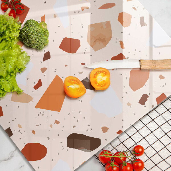 Skärbräda av glas Dekorativt stengods