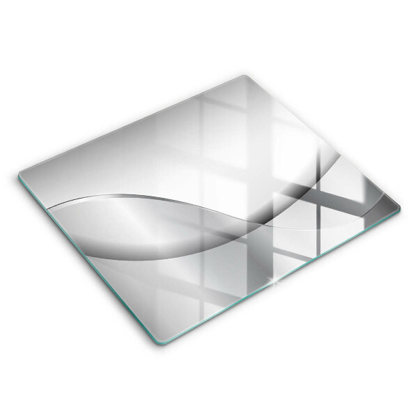 Skärbräda av glas Abstrakta linjer design