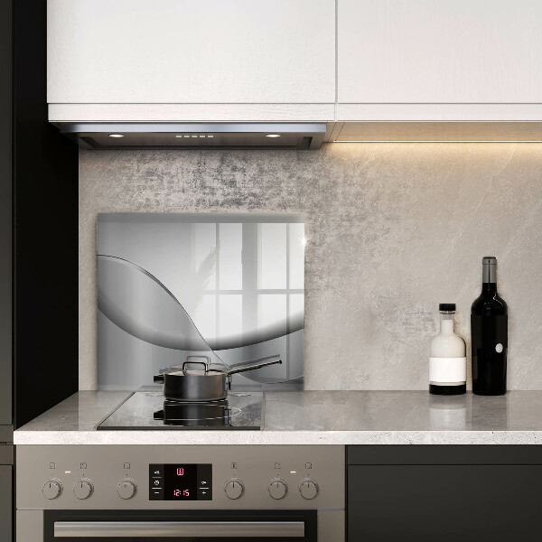 Skärbräda av glas Abstrakta linjer design