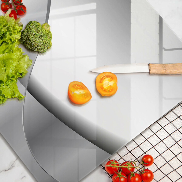 Skärbräda av glas Abstrakta linjer design