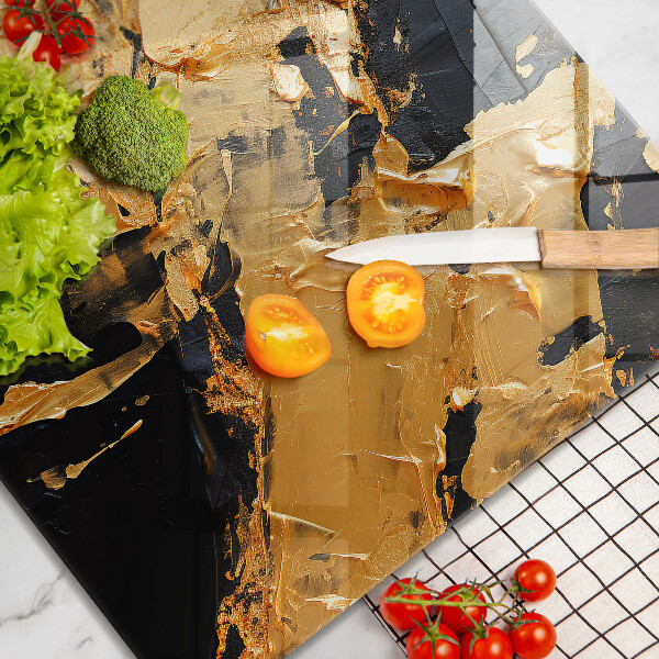 Skärbräda av glas Elegant färgstruktur