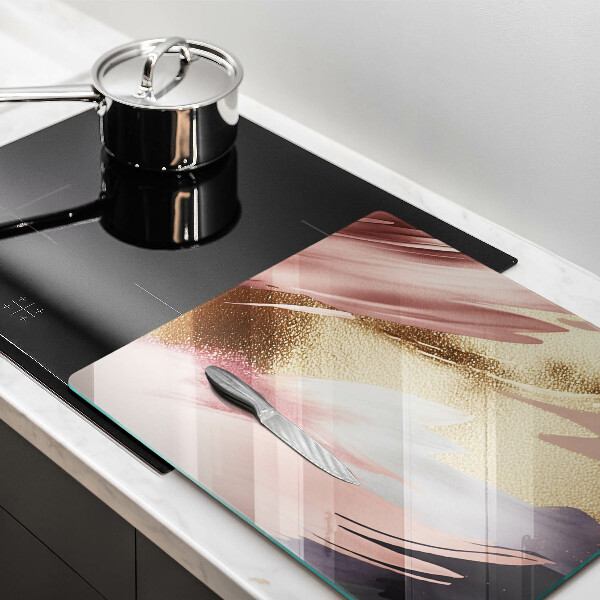 Skärbräda av glas Pastellfläckar