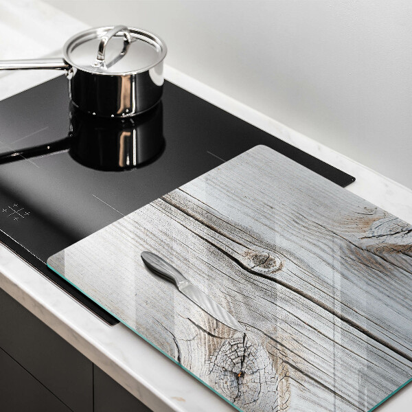 Skärbräda av glas Ljus