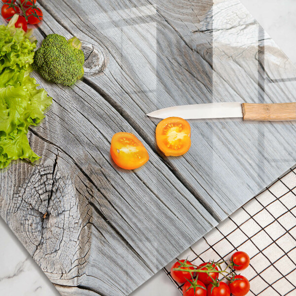 Skärbräda av glas Ljus