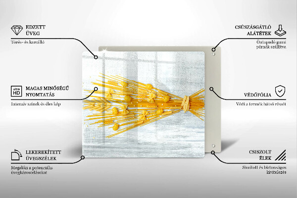 Skärbräda av glas Makaron