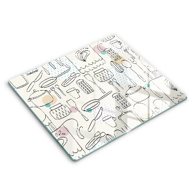 Skärbräda av glas Akcesoria kuchenne