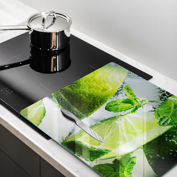 Skärbräda av glas Woda z limonką i lodem