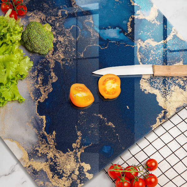 Skärbräda av glas Marmurowa abstrakcja